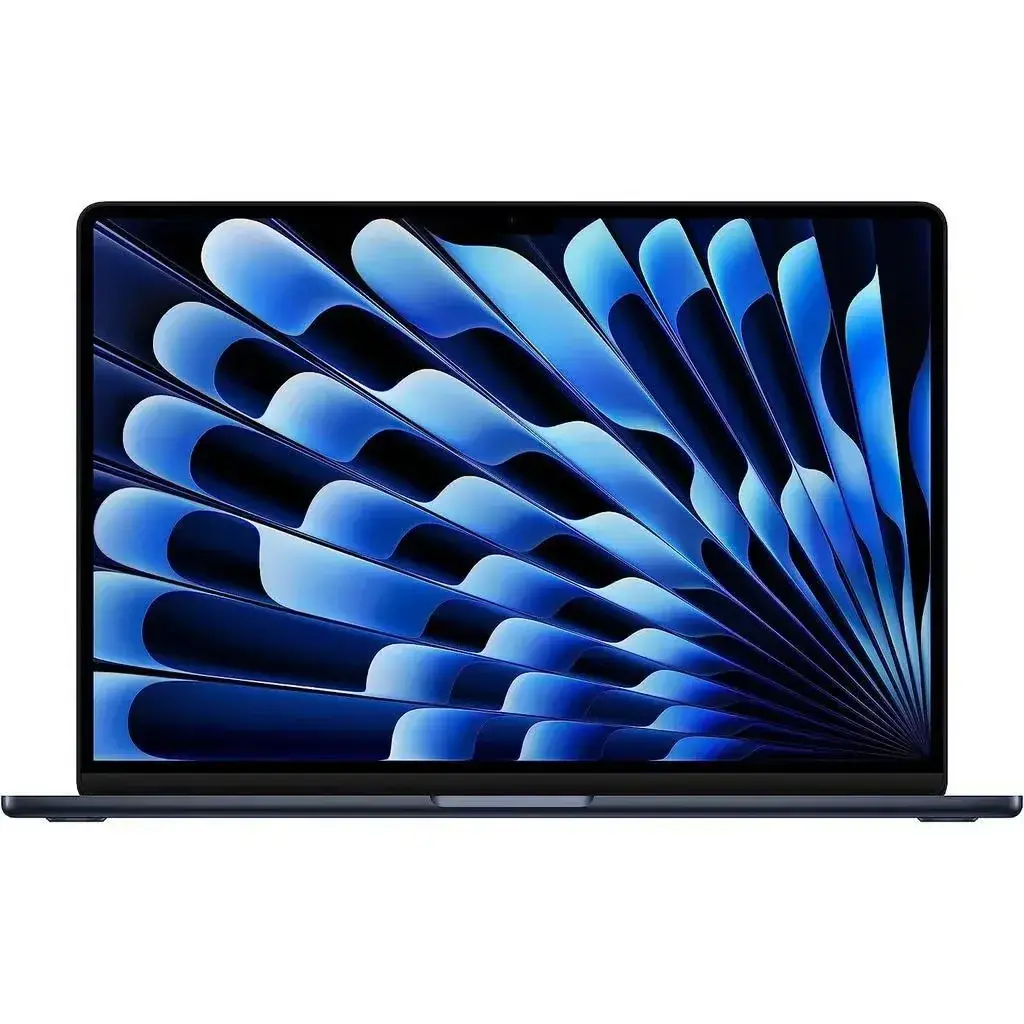2025 MacBook Air 15-inch M4 in Midnight - Large 15.3-inch 2025 Model with Apple Silicon