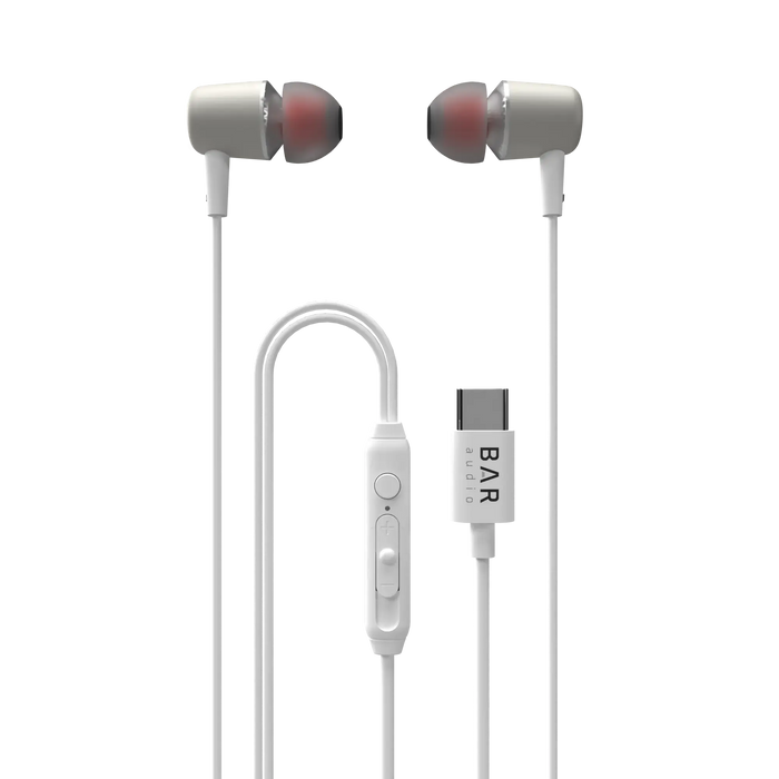 Bar Audio By Cellhelmet   Usb C In Ear Wired Headphones Cellhelmet