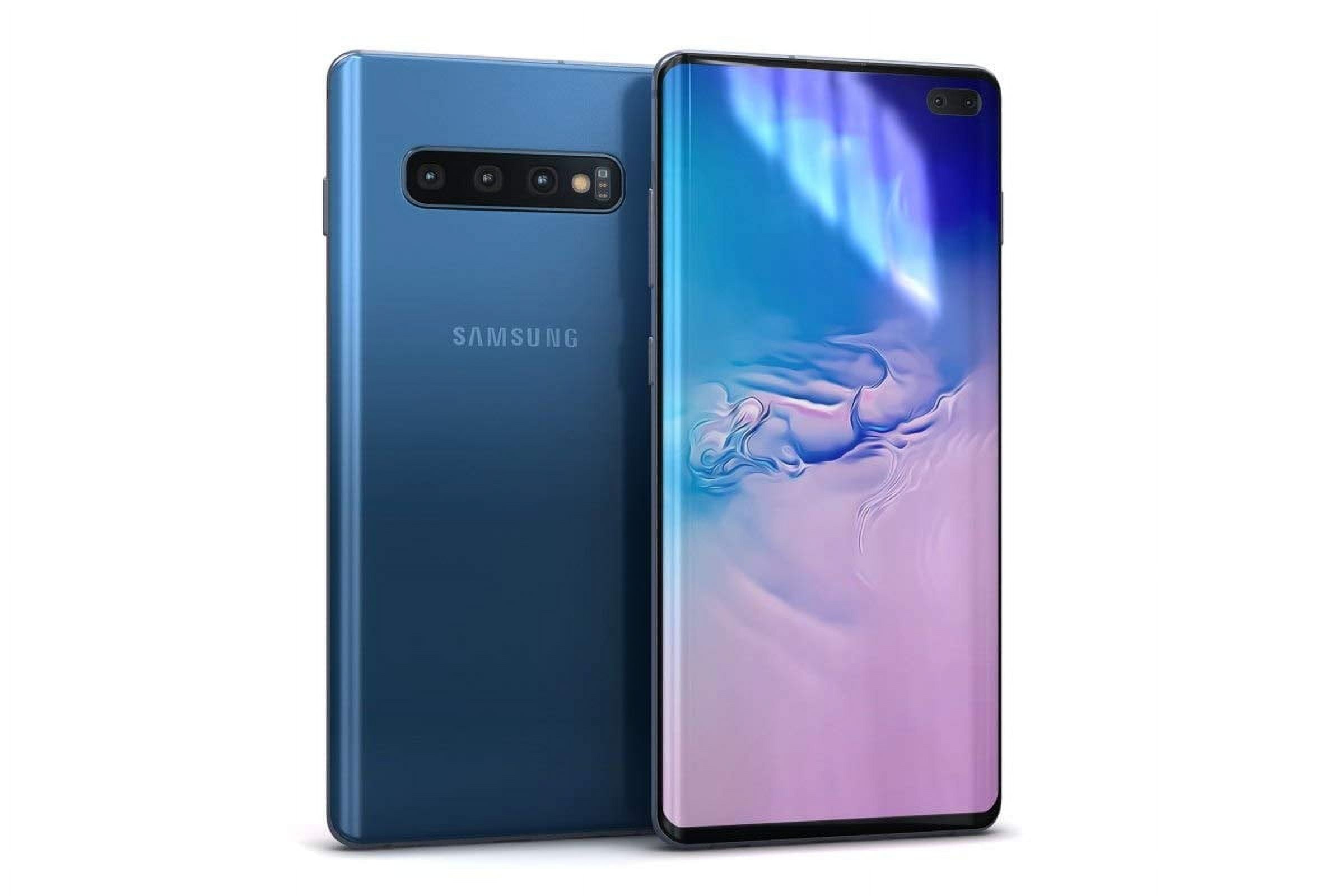 Samsung Galaxy S10 Plus Unlocked in Prism Blue — Strictli Certified Refurbished