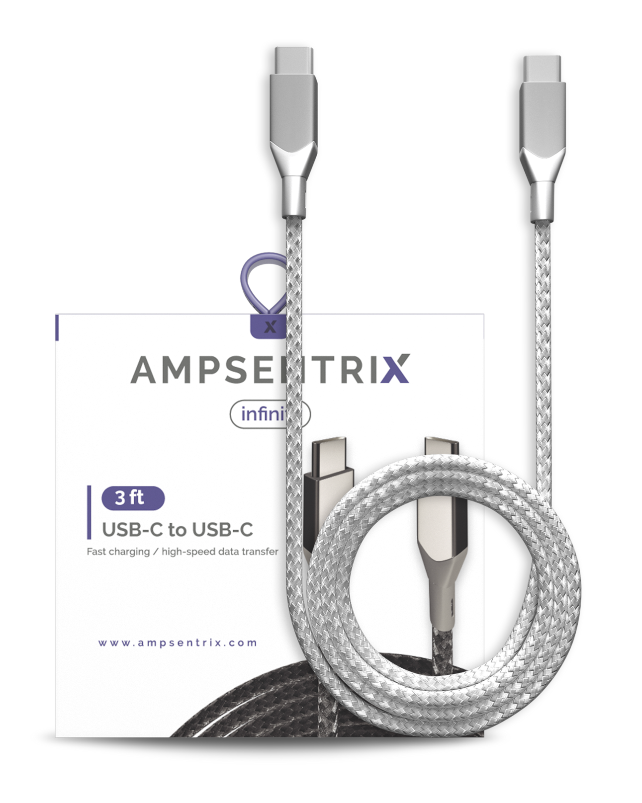 USB Type C to Type C Cable - AmpSentrix