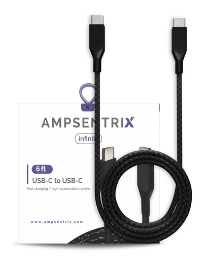 USB Type C to Type C Cable - AmpSentrix