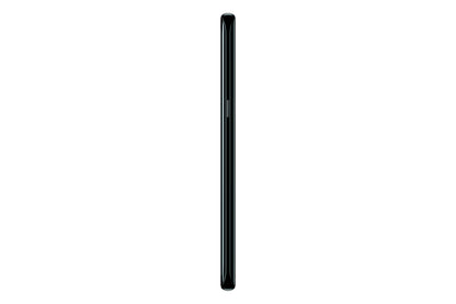 Samsung Galaxy S8 in Midnight Black, side profile — Strictli Certified Refurbished