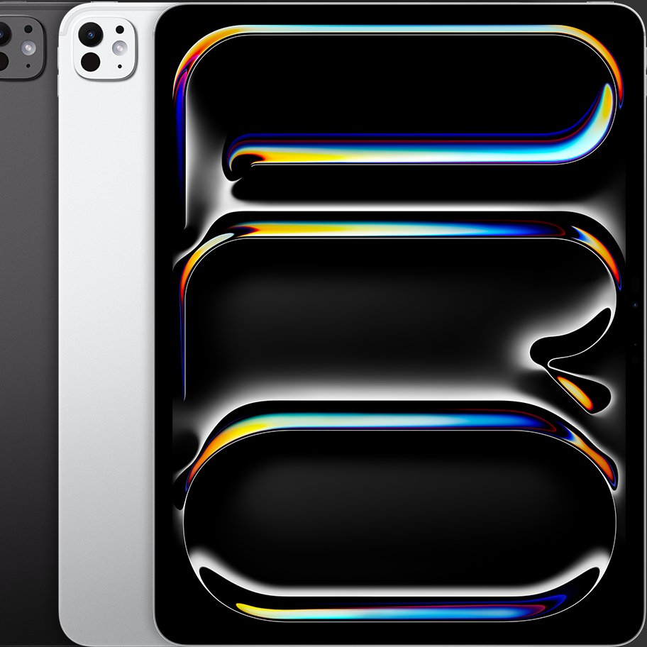 Refurbished Apple iPad Pro 13-inch M4 Space Gray and Silver Group Shot front view with Ultra Retina XDR OLED display - Strictli Certified