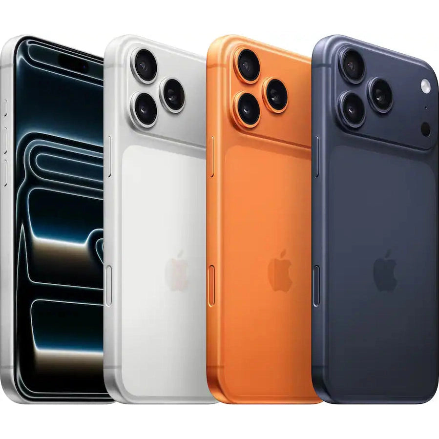 Refurbished iPhone 17 Pro All Available Colors Group Shot - Strictli Certified