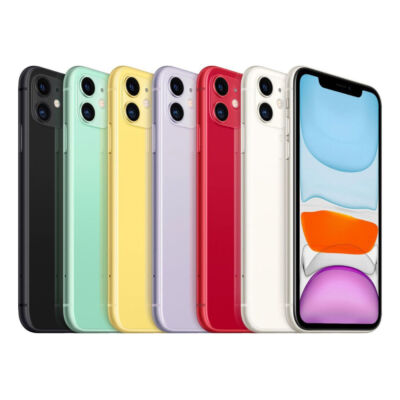 Refurbished iPhone 11 in All Colors Group Shot - Unlocked - Strictli Certified