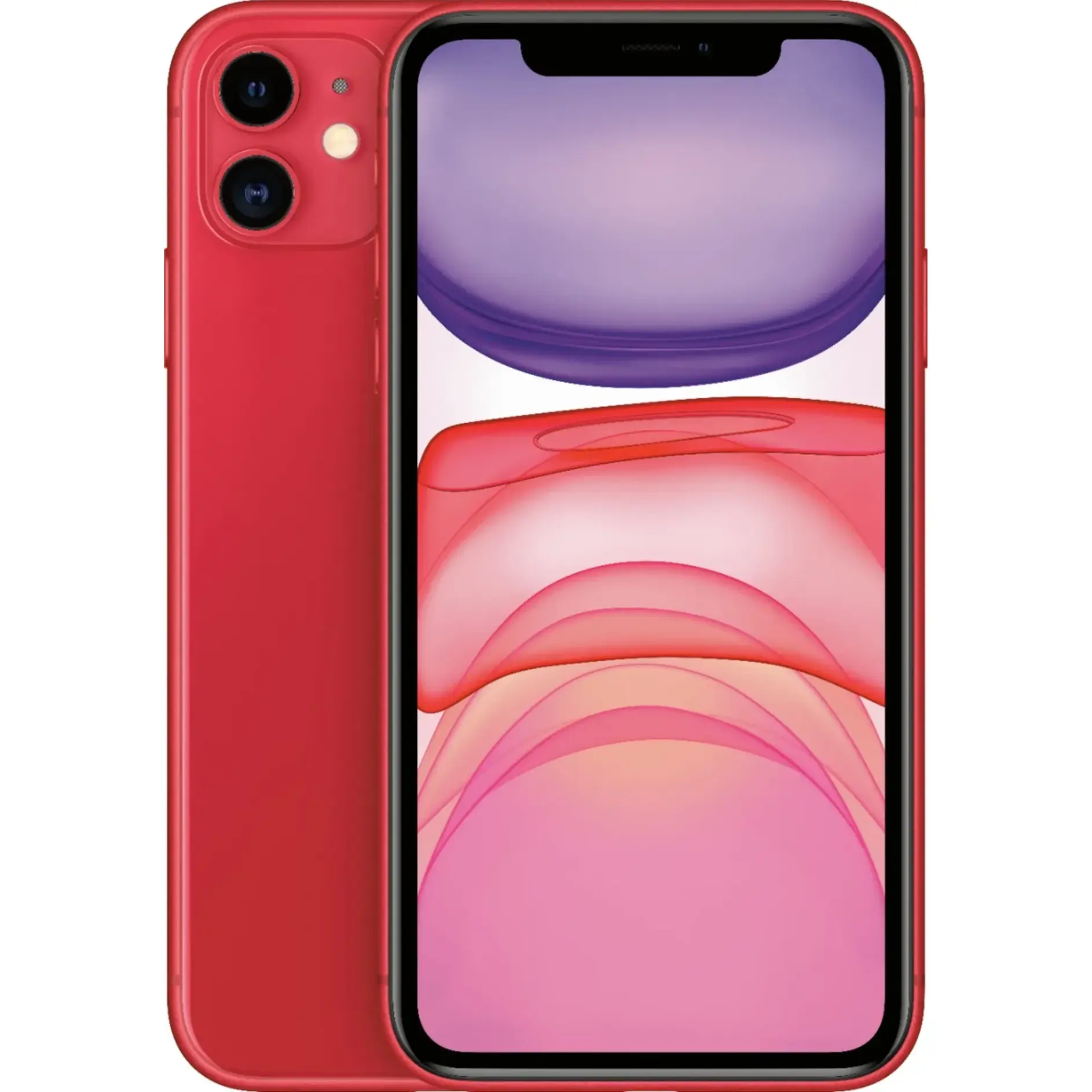 Refurbished iPhone 11 in (PRODUCT)Red - Unlocked - 6.1-inch Liquid Retina Display