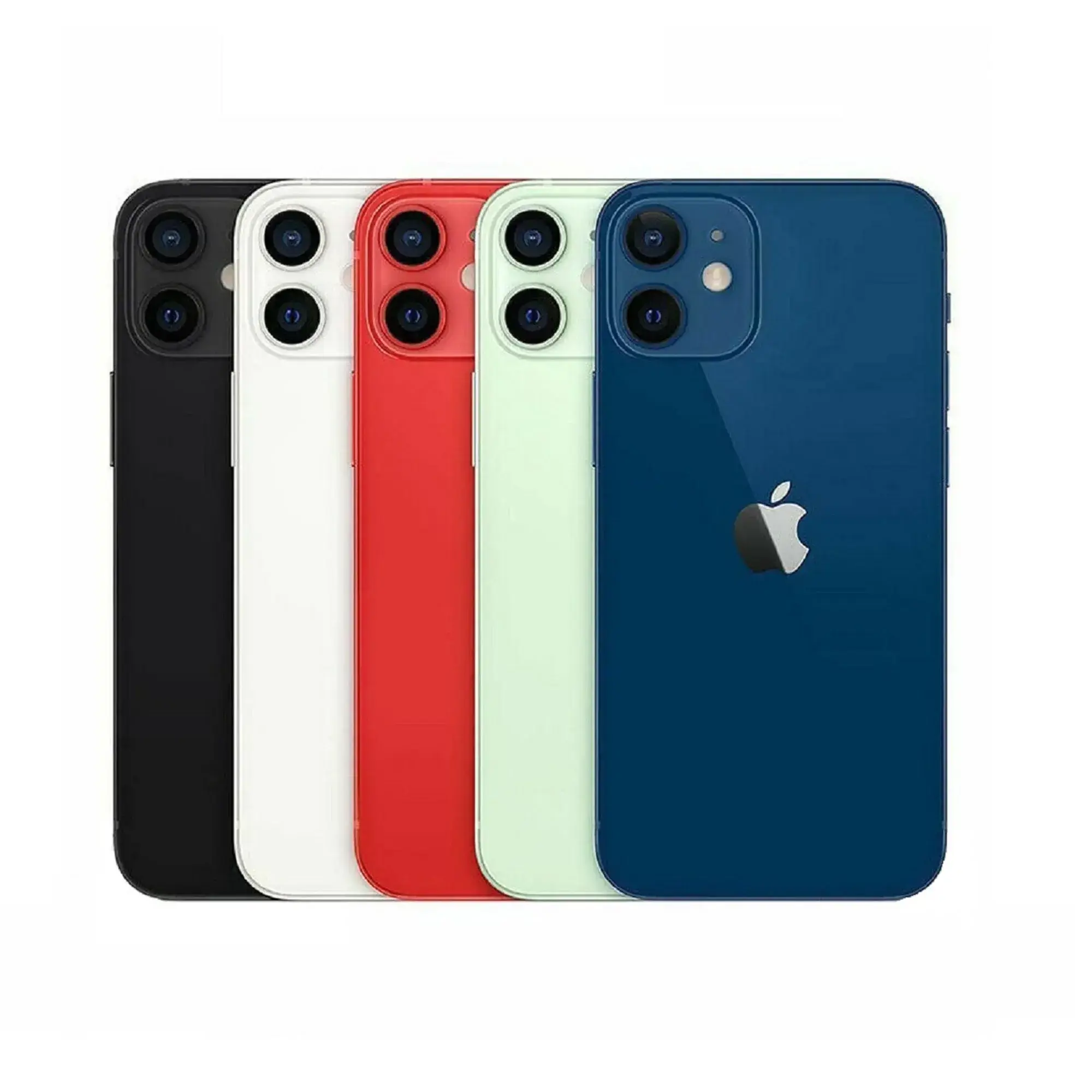 Refurbished iPhone 12 in All Colors Group Shot - Unlocked - Strictli Certified