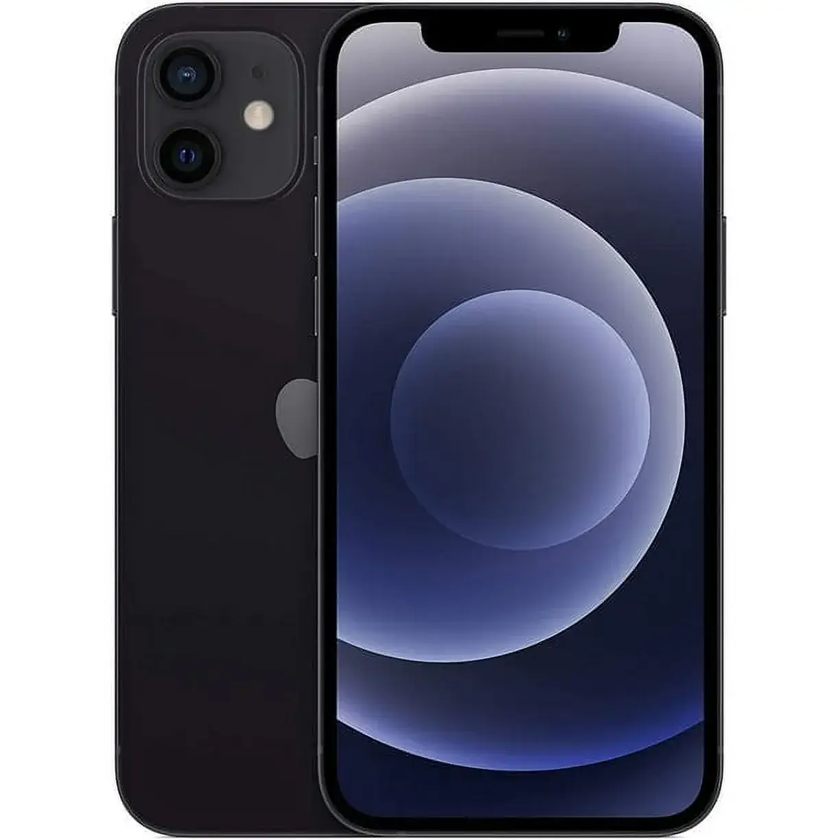 Refurbished iPhone 12 in Black - Unlocked - 6.1-inch OLED Display and 5G Support