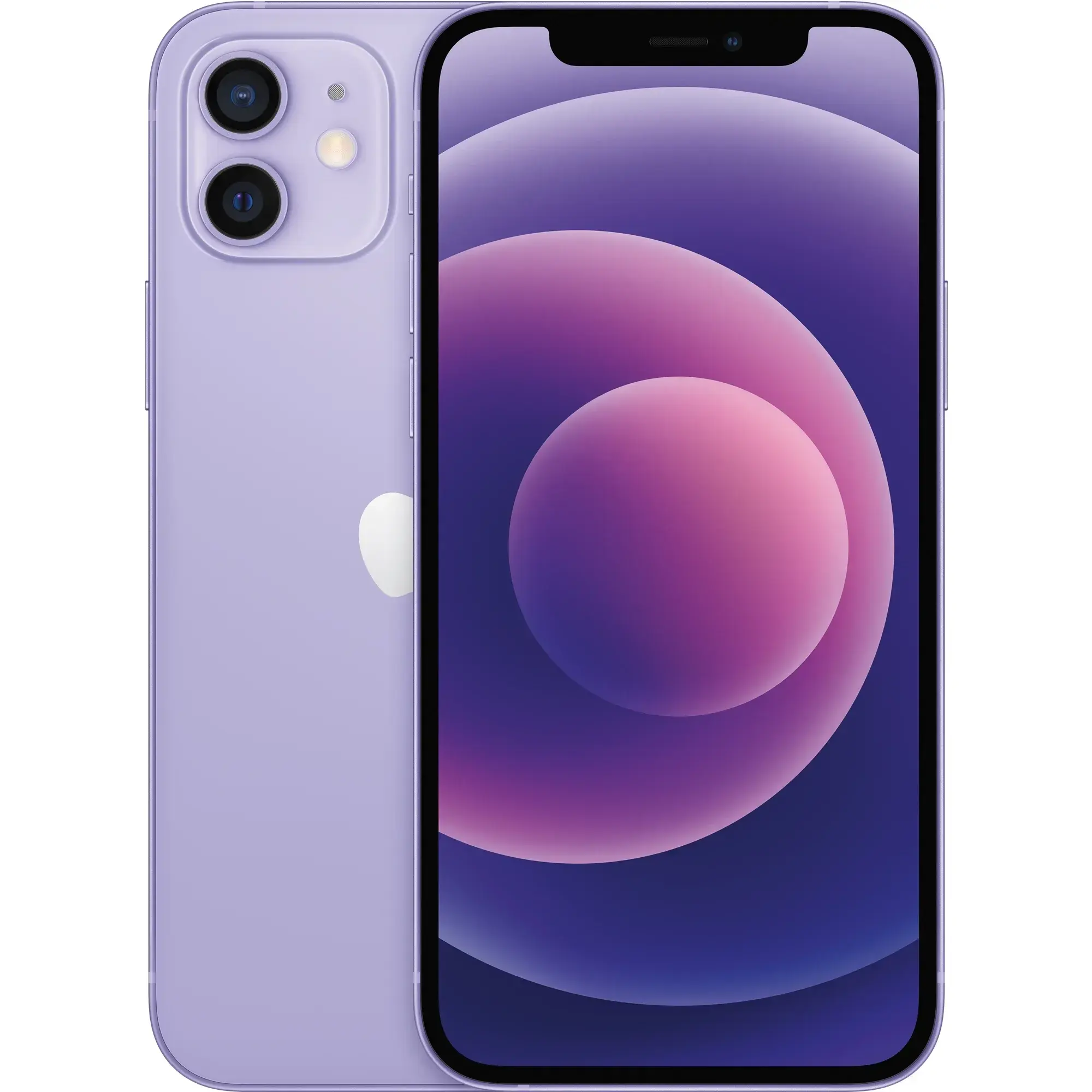 Refurbished iPhone 12 in Purple - Unlocked - 6.1-inch OLED Display and 5G Support