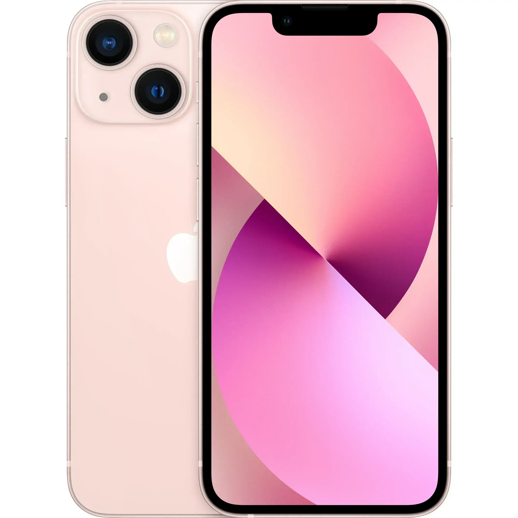 Refurbished iPhone 13 in Pink - Unlocked - Diagonal Dual-Camera Design and Smaller Notch