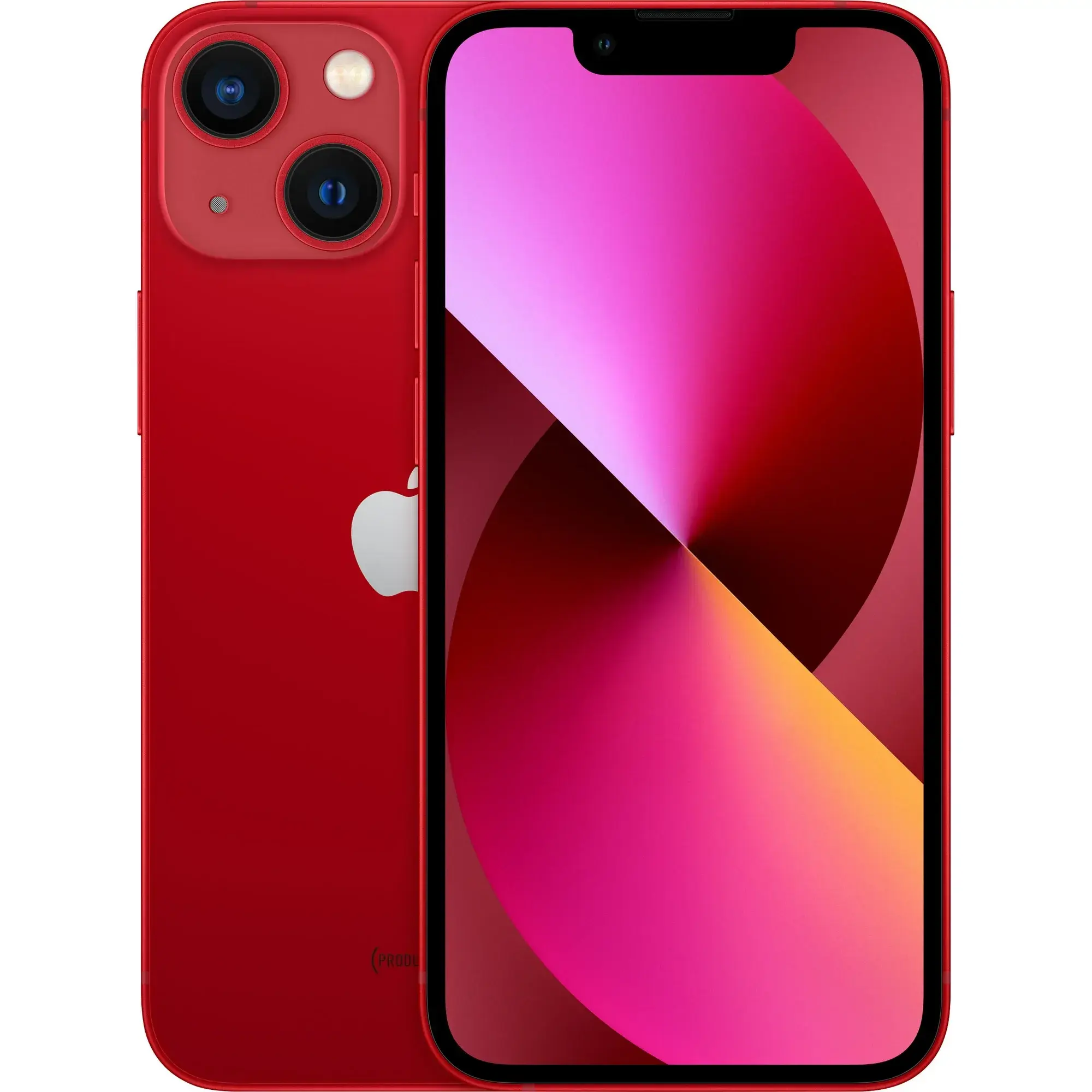 Refurbished iPhone 13 in (PRODUCT)Red - Unlocked - Diagonal Dual-Camera Design and Smaller Notch