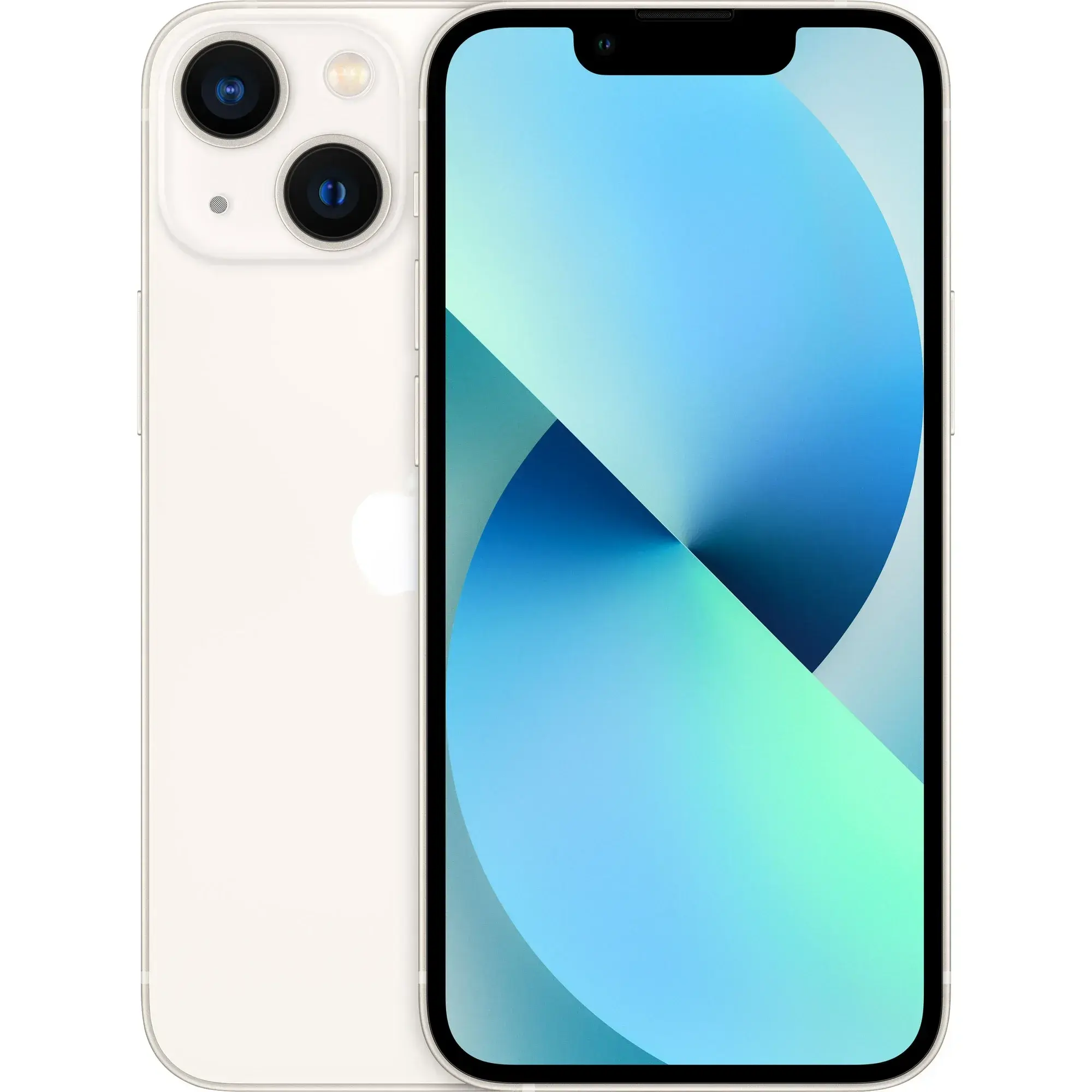 Refurbished iPhone 13 in Starlight - Unlocked - Diagonal Dual-Camera Design and Smaller Notch