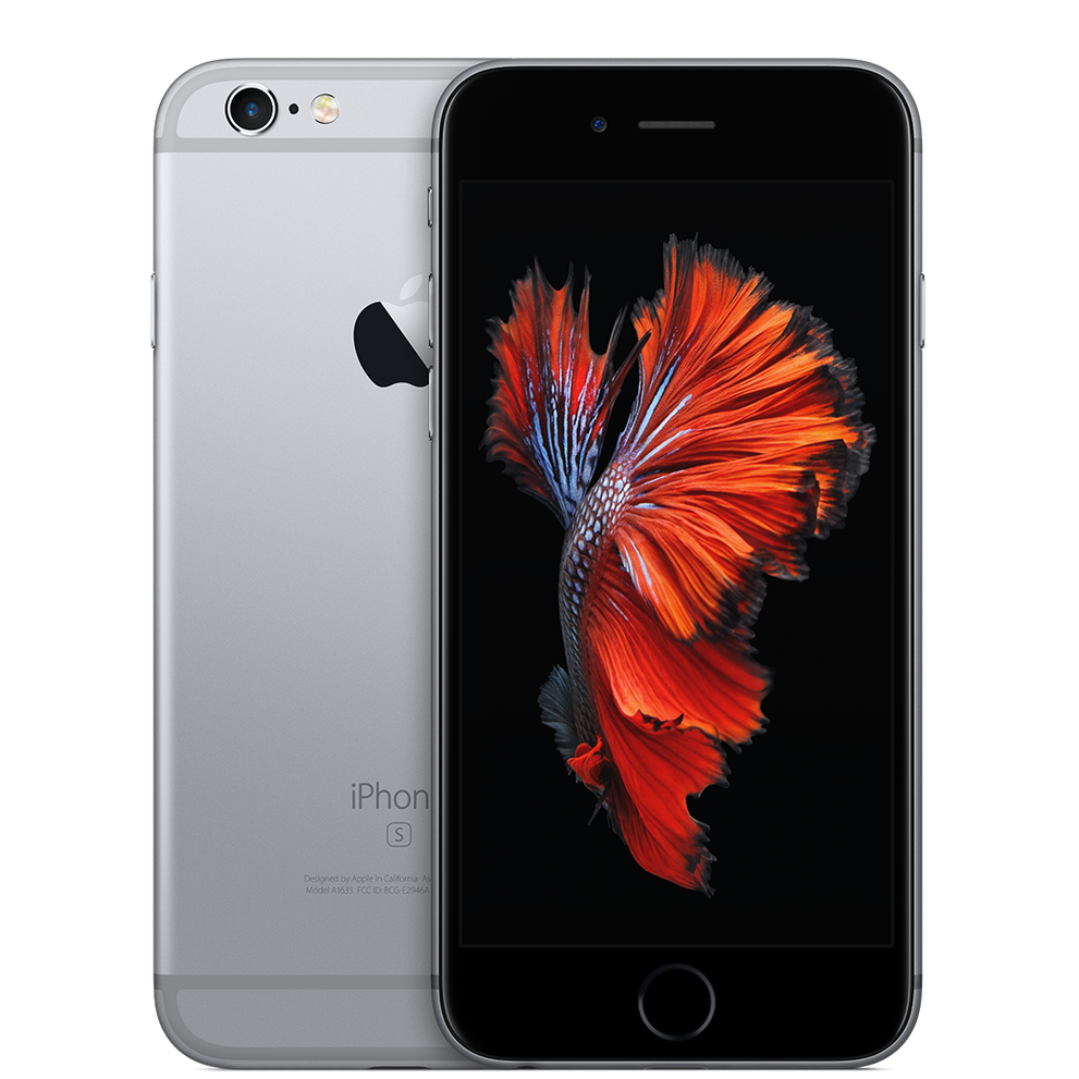 Refurbished iPhone 6s in Space Gray - Unlocked - Compact 4.7-inch Design with Headphone Jack