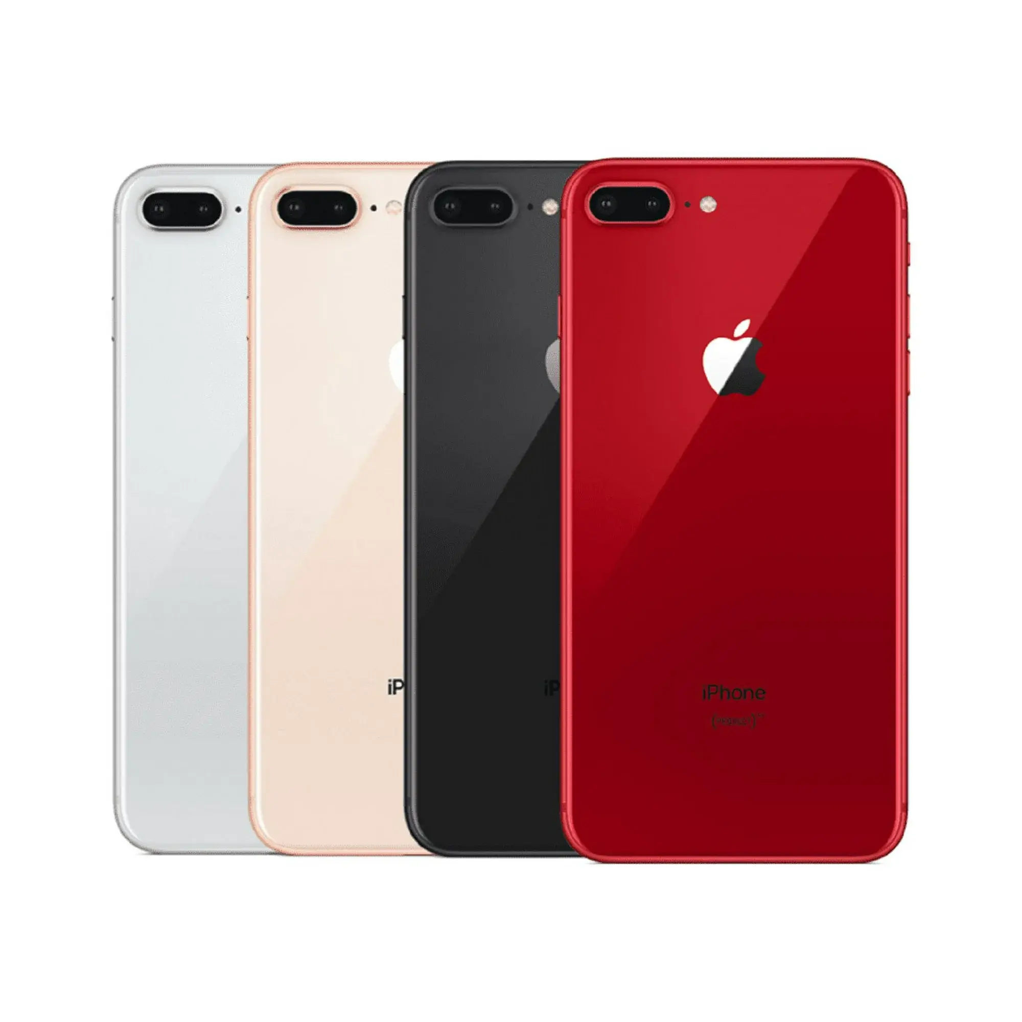 Refurbished iPhone 8 Plus in All Colors Group Shot - Unlocked - Strictli Certified