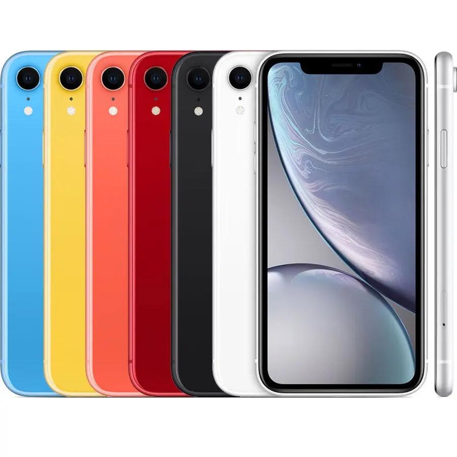 Refurbished iPhone XR in All Colors Group Shot - Unlocked - Strictli Certified